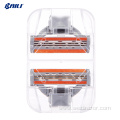 hot selling shaver razor blade head 3 blades